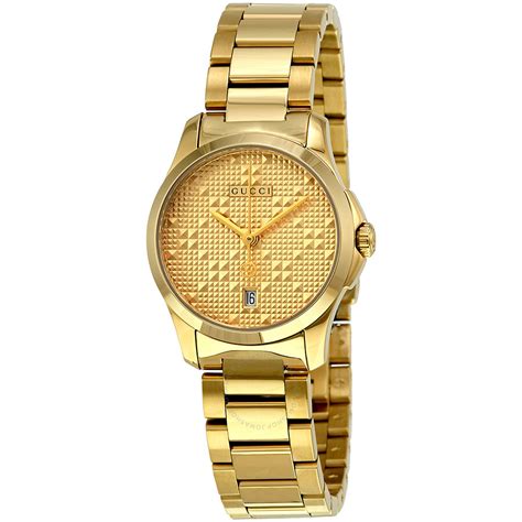 gucci gold pvd watch